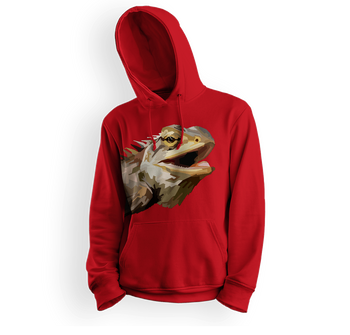 Bluza dziecięca z kapturem agama brodata