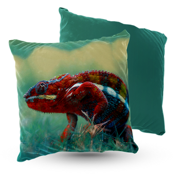 Poduszka welur kameleon 40x40 cm