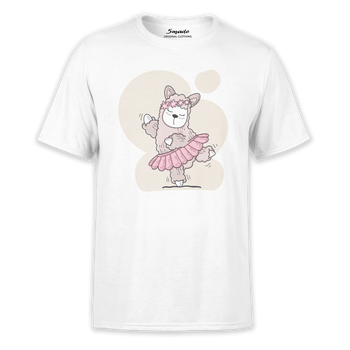 Koszulka dziecięca lama balerina