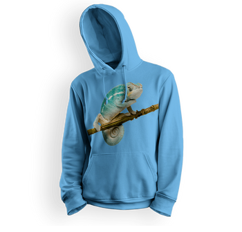 Bluza dziecięca z kapturem kameleon