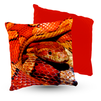 Poduszka welur wąż zbożowy 40x40 cm
