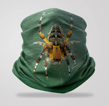 Komin wielofunkcyjny bezszwowy pająk