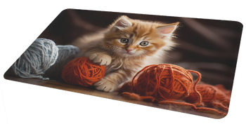 Dywanik 45x75 cm z grafiką słodki kociak