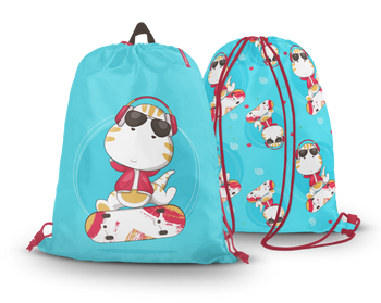 Worko-plecak dinozaur na deskorolce