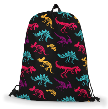 Worko-plecak dinozaury szkielety