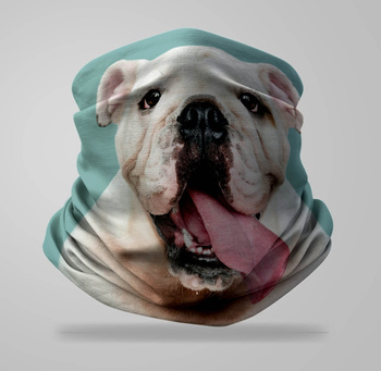 Komin wielofunkcyjny bezszwowy pies