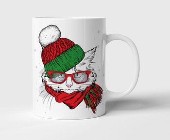 Kubek ceramiczny święta kot