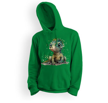 Bluza dziecięca z kapturem gekon dzieciak