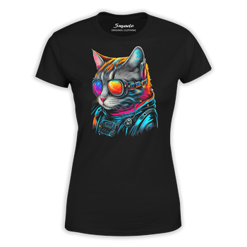 Koszulka cyber kot
