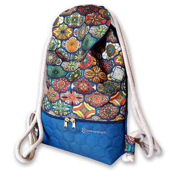 Plecak - worek z klapką Maroko