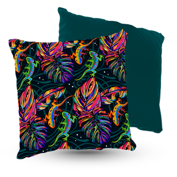 Poduszka welur monstera gady 40x40 cm