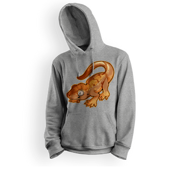 Bluza dziecięca z kapturem gekon orzęsiony