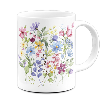 Kubek ceramiczny polne kwiaty