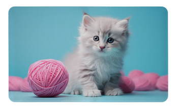 Dywanik 45x75 cm z grafiką słodki kociak