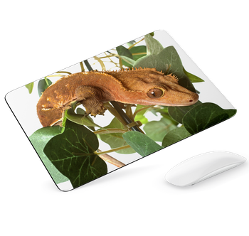 Podkładka pod mysz Gekon w liściach