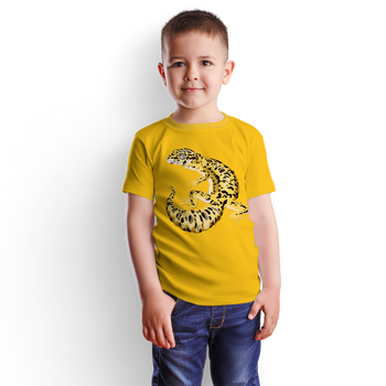 Koszulka dziecięca gekon lamparci