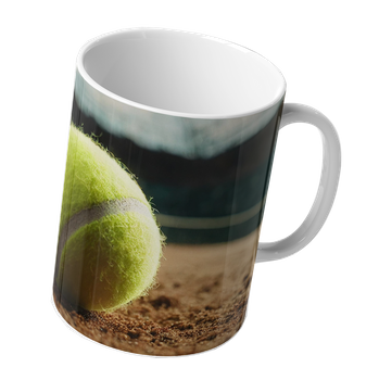 Kubek ceramiczny piłka tenisowa