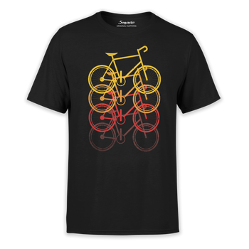 Koszulka z nadrukiem rowery, kolarstwo