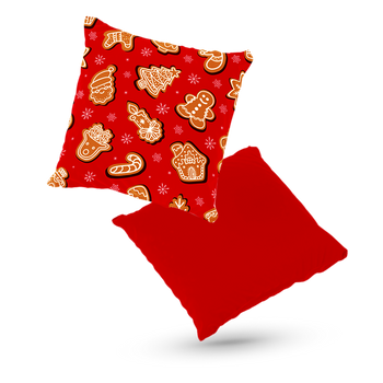 Poduszka welur piernikowe święta 40x40 cm 40x40 cm