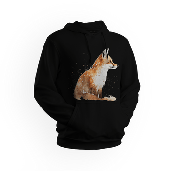 Bluza męska/unisex z kapturem lisek