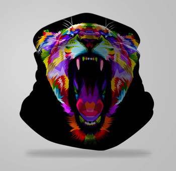 Komin wielofunkcyjny bezszwowy lwica