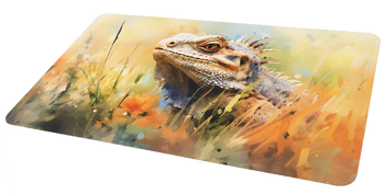 Dywanik 45x75 cm z grafiką jaszczurka agama