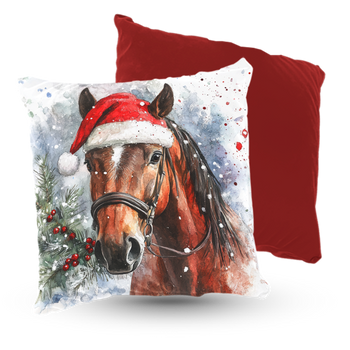 Poduszka świąteczny koń 40x40 cm