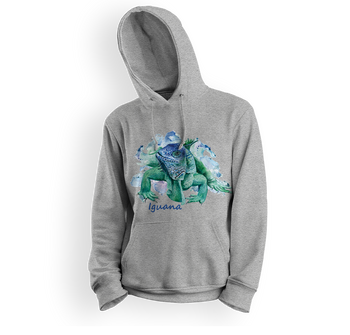 Bluza dziecięca z kapturem jaszczurka IGUANA