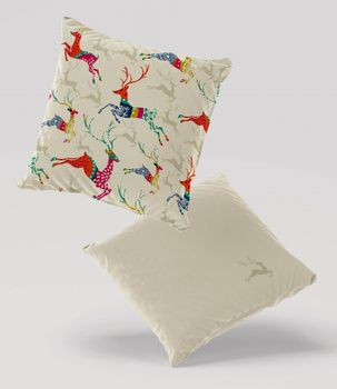 Poduszka welur jelenie 40x40 cm