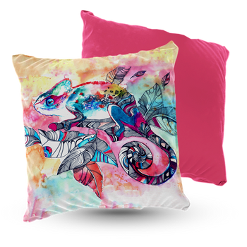 Poduszka welur kameleon 40x40 cm