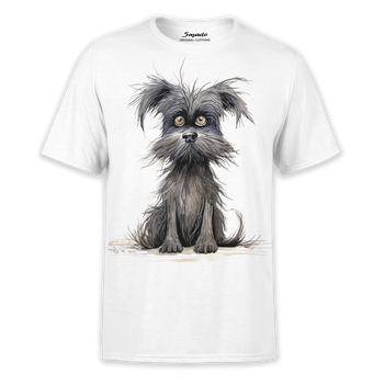 Koszulka z nadrukiem wesoły pies Dog niemiecki