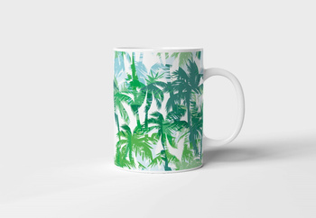 Kubek ceramiczny palmy