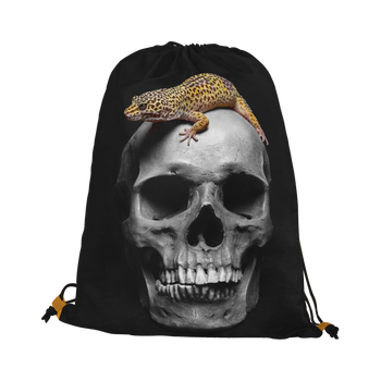 Worko-plecak gekon i czaszka