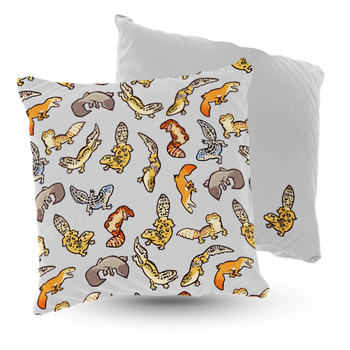 Poduszka welur gang gekonów 40x40 cm