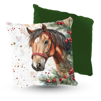 Poduszka świąteczny koń 40x40 cm