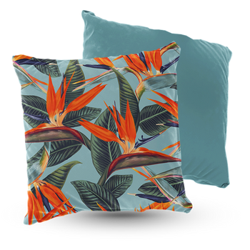 Poduszka welur strelicja 40x40 cm