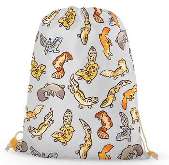 Worko-plecak gang gekonów szary