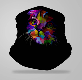 Komin wielofunkcyjny bezszwowy kotek