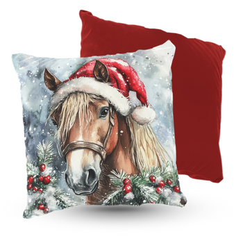 Poduszka świąteczny koń 40x40 cm