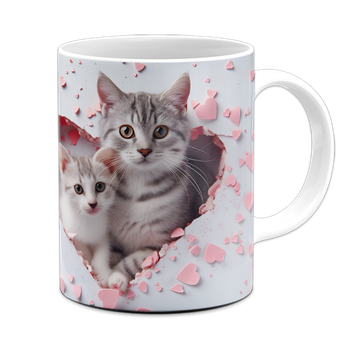 Kubek ceramiczny kochane kotki