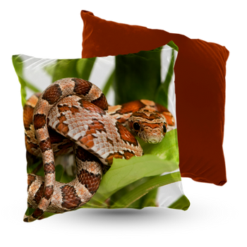 Poduszka welur wąż zbożowy 40x40 cm