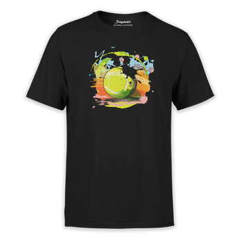Koszulka z nadrukiem piłka tenisowa