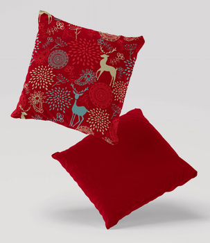 Poduszka welur jelenie 40x40 cm