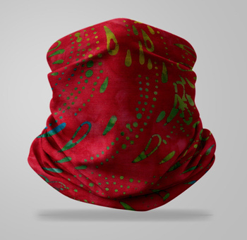 Komin wielofunkcyjny bezszwowy wzór batik