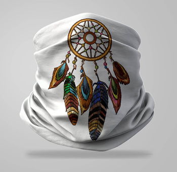 Komin wielofunkcyjny bezszwowy łapacz snów