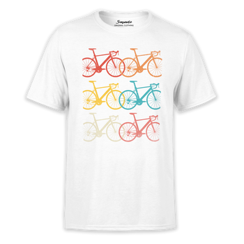 Koszulka z nadrukiem rowery, kolarstwo