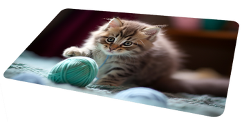 Dywanik 45x75 cm z grafiką słodki kociak