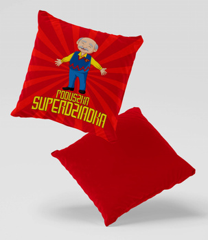 Poduszka welur dla Dziadka 40x40 cm