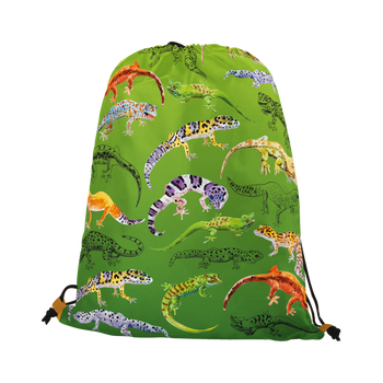 Worko-plecak jaszczurki zielony