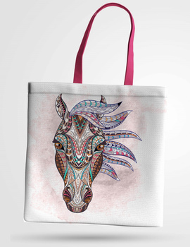 Shopper koń ethnic, boho